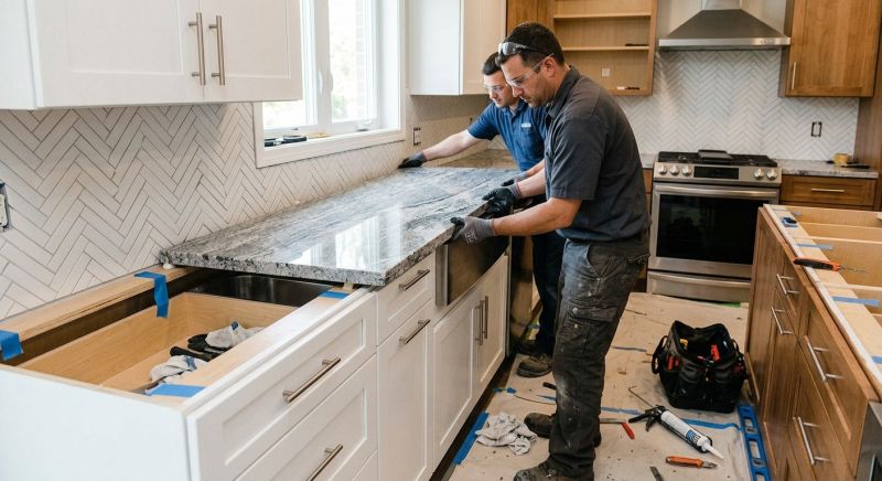 Kitchen Countertop Installation in Lake County, IL